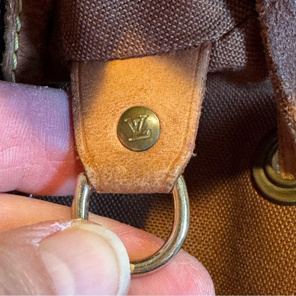Vintage Louis Vuitton Monogram Mini Montsouris Brown Canvas and Leather Backpack - Picture 14 of 15
